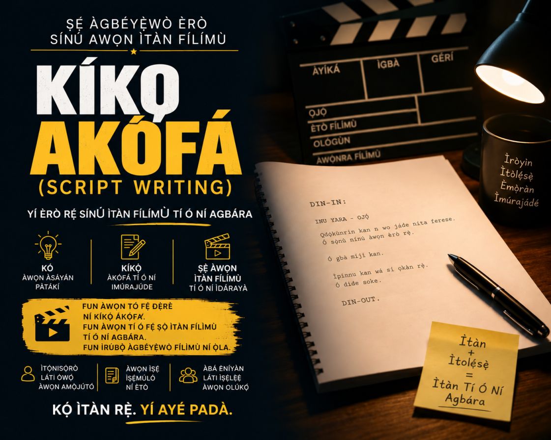 Script Writing Yoruba